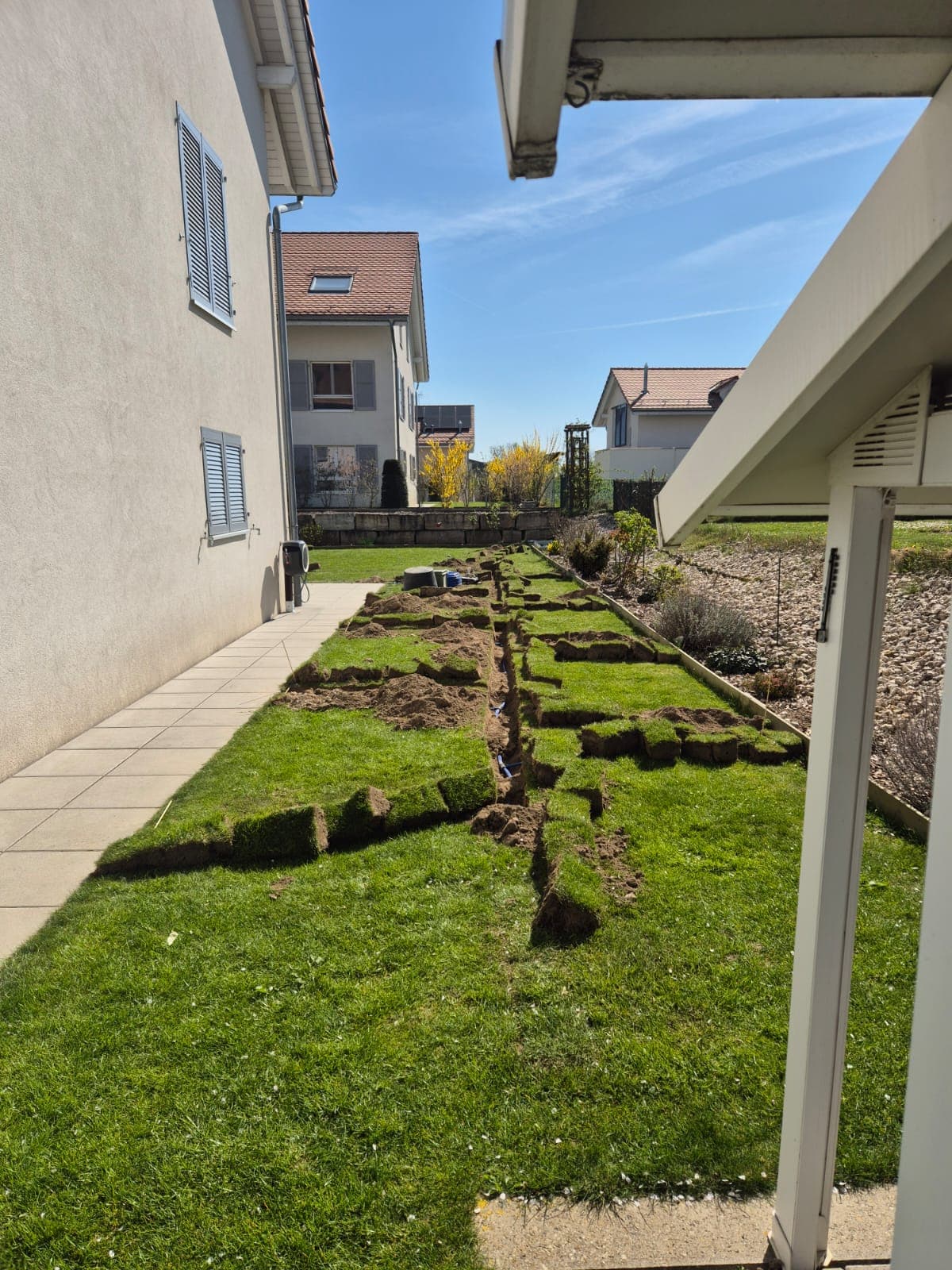 Pose de gazon naturel - Création pelouse écologique Lausanne